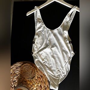 Tularosa Cream One-Piece Swimsuit